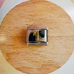 New 1 (one) Italian Charm Bracelet Link